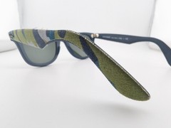 Ray-Ban Sunglasses, Wayfarer RB 2140 6061/40 3N Matte Blue, 50-22-150, Italy