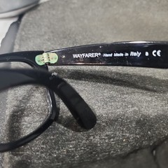 Ray Ban RB2140 901 Black Wayfarer Scratched Sunglasses Frame 50-22