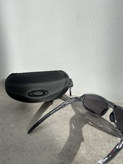 Oakley Plazma Grey Smoke Sport Polarized Road Bike Sunglass