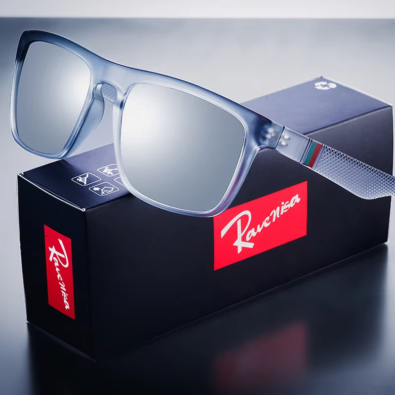 Retro Vintage Polarized Square Sunglasses Men Women UV400 Sun Glasses for Drivin
