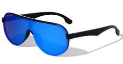 Sunglasses Men Women Silver Mirror Lens Fashion Style Fishing Beach Wear Fancy