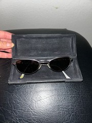 Vintage Maui Jim Titanium Polarized Sunglasses with Case