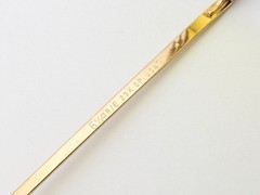 Randolph Engineering Sunglasses, 6 1/2 R/E 23K GP Gold, Metal, USA United States