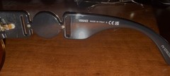 Versace VE4391 Unisex Black/Orange Sunglasses Pre-Owned