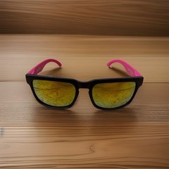 New SPY+ Optic Helm Sunglasses Pink Black Zebra Striped Frame Multicolor Lense