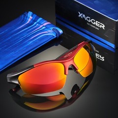 Xagger Polarized Sports Sunglasses for Men & Women-UV400 Protection Wrap Around
