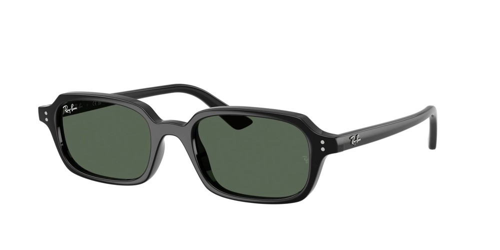 Ray Ban Sunglasses RB4455F 667771 BLACK/DARK GREEN LENS 51MM