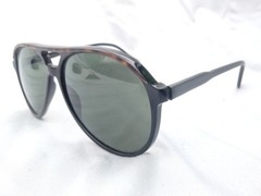 Vintage B and L Ray Ban Tortoise Aviator Sunglasses Style AL 1567 France Type A