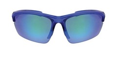 Men’s Tek Gear 70mm Sport Semi-Rimless Polarized Wrap Sunglasses Blue
