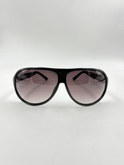 Christian Dior HOMME BLACK TIE AVIATOR Sunglasses Men Gradient Burgundy Lenses