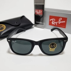Wayfarer Classic Sunglasses 50mm Sunglass Black Frame Gray Lens -Ray-Ban RB2140