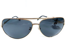 New Polarized Dunhill SDH007 300P Gold Pilot 63mm Men’s Sunglasses Italy