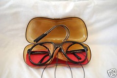 Bolle Glacier 8161 Presription Frame Only-Leather Sides-Adjust Straights/Wraps