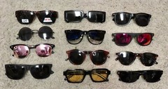 Lot of 12 – Assorted Men’s Sunglasses Various Brands, Models, Styles & Colors