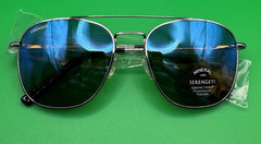 NEW Serengeti Carroll Large SS598002 Sunglasses Shiny Gunmetal 100% AUTHENTIC