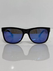 MAUI JIM MJ 736-02 CA BLACK FRAME UNISEX ACETATE BLUE POLARIZED LENSES 57MM