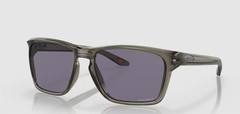 Oakley Sylas Sunglasses Transparent Gray Prizm Gray OO9448-3157 with Pouch
