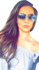 Sunglasses Aviator 3025 001/3f Light Blue Gradient Lenses-Ray Ban Standard Size