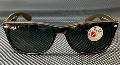 RAY BAN RB2132 902 58 Wayfarer Brown Havana Men’s Polarized 55 mm Sunglasses