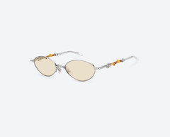 NEW Gentle Monster KARINA Veggie Collection Aden 02(Y) Silver Yellow Authentic