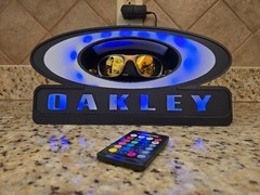 3D Printed Oakley Style Foundation Trophy X-Metal LED Sunglasses Display Stand