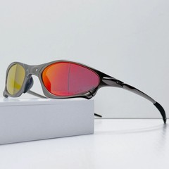 Oakley Penny & Juliet X-Metal Sunglasses Gray Frame Ruby Lens Vintage RareIN BOX