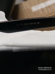 Ray-Ban Sunglasses, Wayfarer RB 2140 901 3N Black, 50-22-150, Plastic, Italy
