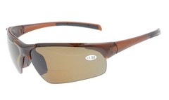 TR90 Unbreakable Sports Half-Rimless Bifocal Sunglasses Baseball Running Fish…