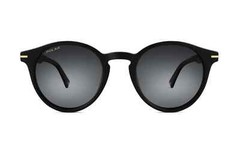 Polar Gold 111 (77) Shiny Black/Solid Black Polarized Sunglasses Cal: 49