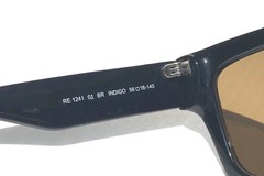 Revo Sunglasses INDIGO Shiny Black Frame / Terra Brown POLARIZED Lens RE1241 NEW