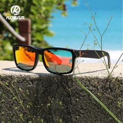 KDEAM Men Sport Square Polarized Sunglasses Women Driving Fishing Glasses New