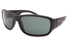 Bolle Heron Sunglasses Matte Black with TNS Grey Lenses Small – Medium Fit 12379