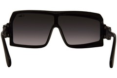 Cazal 858 001 Sunglasses Black/Gunmetal/Grey Gradient Square Shape 133mm