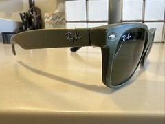 Ray Ban RB2132 6465/31 55-18-145 Matte Green/Green Lens #P18
