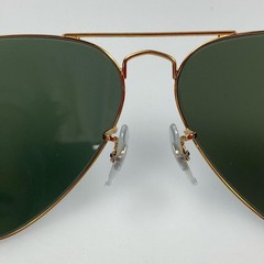 Used RAY BAN Ray Ban AVIATOR LARGE METAL Sunglasses RB3025 58 14 Gold Himeji Eas
