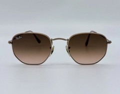 Ray-Ban RB3548N 9069/A5 Sunglasses Full Rim Hexagonal Lightweight 51-21-145 Case