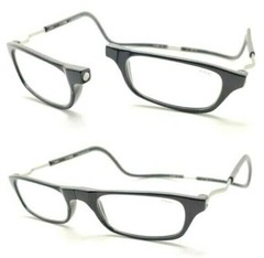 Clic XXL Magnetic Magnified Readers Black, Clear, Tortoise, Grey Reading Glasses