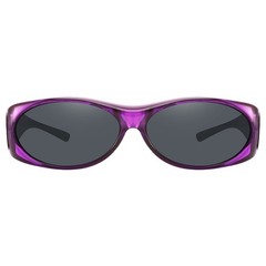 Polarized Sunglasses Medium Fit Over Glasses Rectangular OTG Frame Anti-Glare