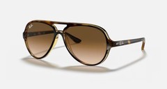 Ray-Ban Cats 5000 Classic Polished Light Havana Frame/Light Brown Gradient Lens