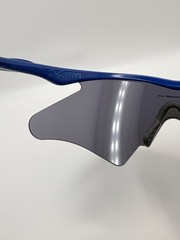 Oakley Pro M Frame Sweep Sunglasses Blue White w/ Black Iridium Lens & Bag