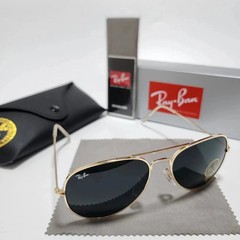 Ray-Ban RB3026 Aviator Sunglasses Gold Frame Glass Lens 62 mm Brand NEW-3026
