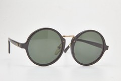 1990S Vintage Black Round Sunglasses by RAY BAN W0924 PREMIER Boho Look YES!