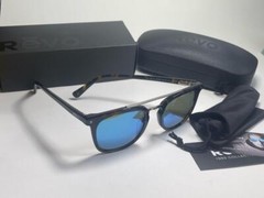 New Revo Atlas Crystal Glass Polarized Sunglasses Tortoise/Blue $220 1179-02
