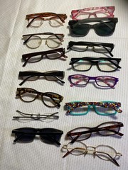 Lot of 71 Mixed Sunglasses & Frames Men’s Women’s Kids Assorted Styles Sizes Col