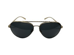 Authentic Versace Avanti Pilot Sunglasses 2217 Gold Frame | Dark Gray Lens