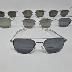 Randolph Engineering 5 1/2 AF 52 [] 20 Aviator Sunglasses Frames Only Silver