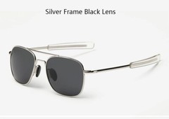 Aviator Men Sunglasses Military Pilot Ultraviolet Polarized Lens Driving Eyewear