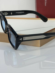 Luxury Square Blue Lens Sunglasses Oversized Black Frame UV400 Unisex