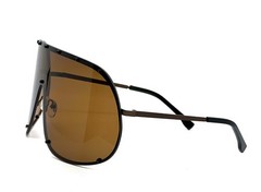 Fashion Oversized Luxury Sunglasses for Women Men One-piece Lens Frame Uv400 New