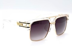 Designer Men Sunglasses Fashion Square Gold Hip Hop Model new Style 2023 Shades
